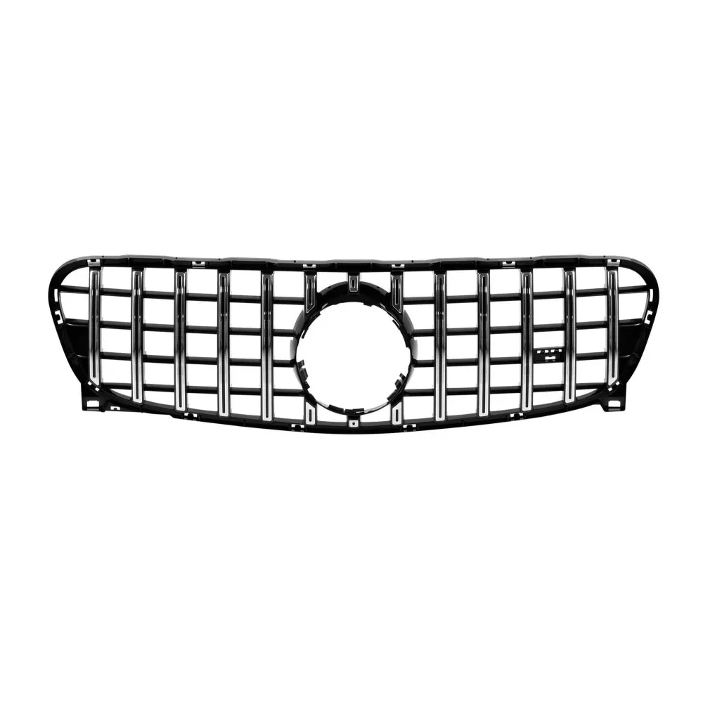 MERCEDES BENZ GLA CLASS X156 GRILL GT BLACK CHROME 2014-2016