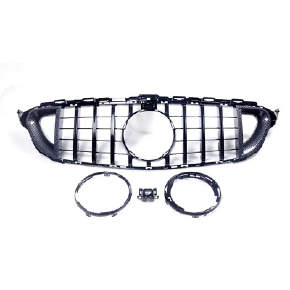 MERCEDES BENZ C-CLASS W205 GRILL BRABUS BLACK 2014-2021